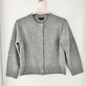 Chanel Gray Cashmere Cardigan